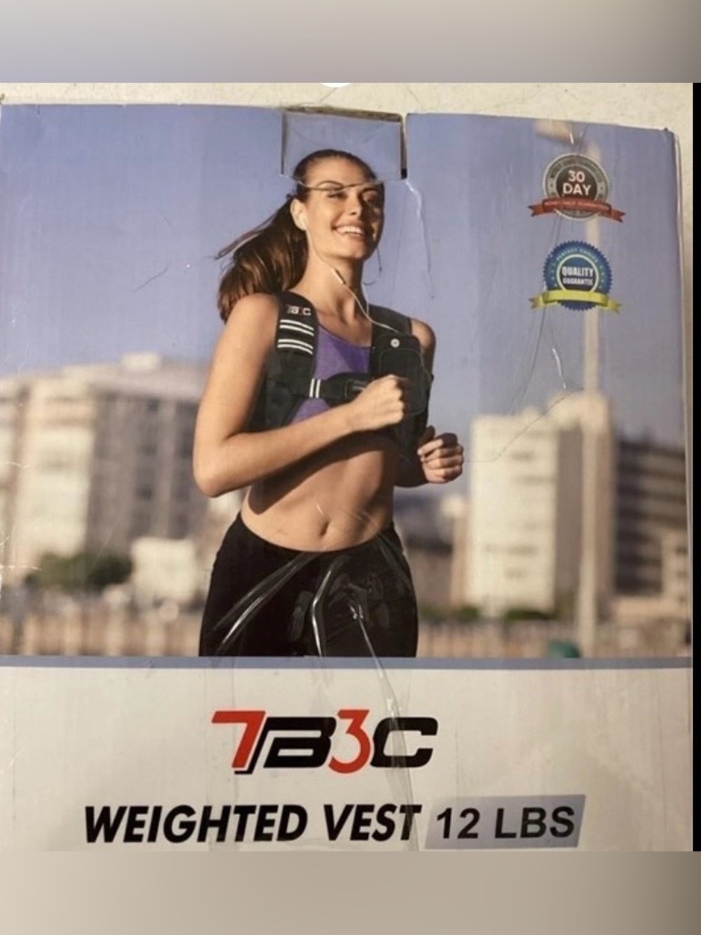 TB3C 12 lb Weighted Vest - Black